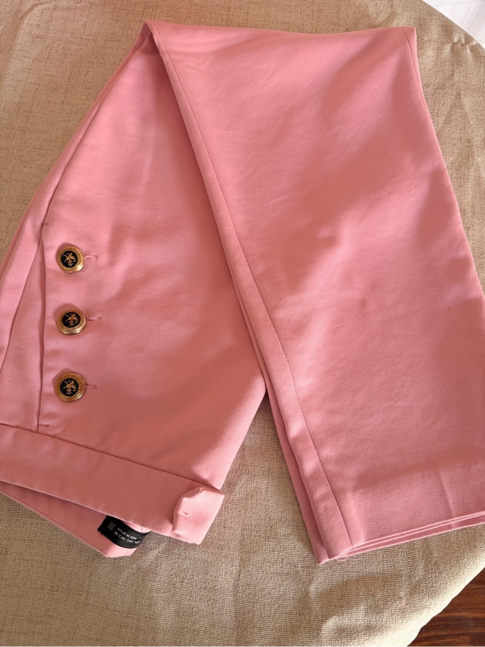 Zara Dress Pants with Gold Buttons